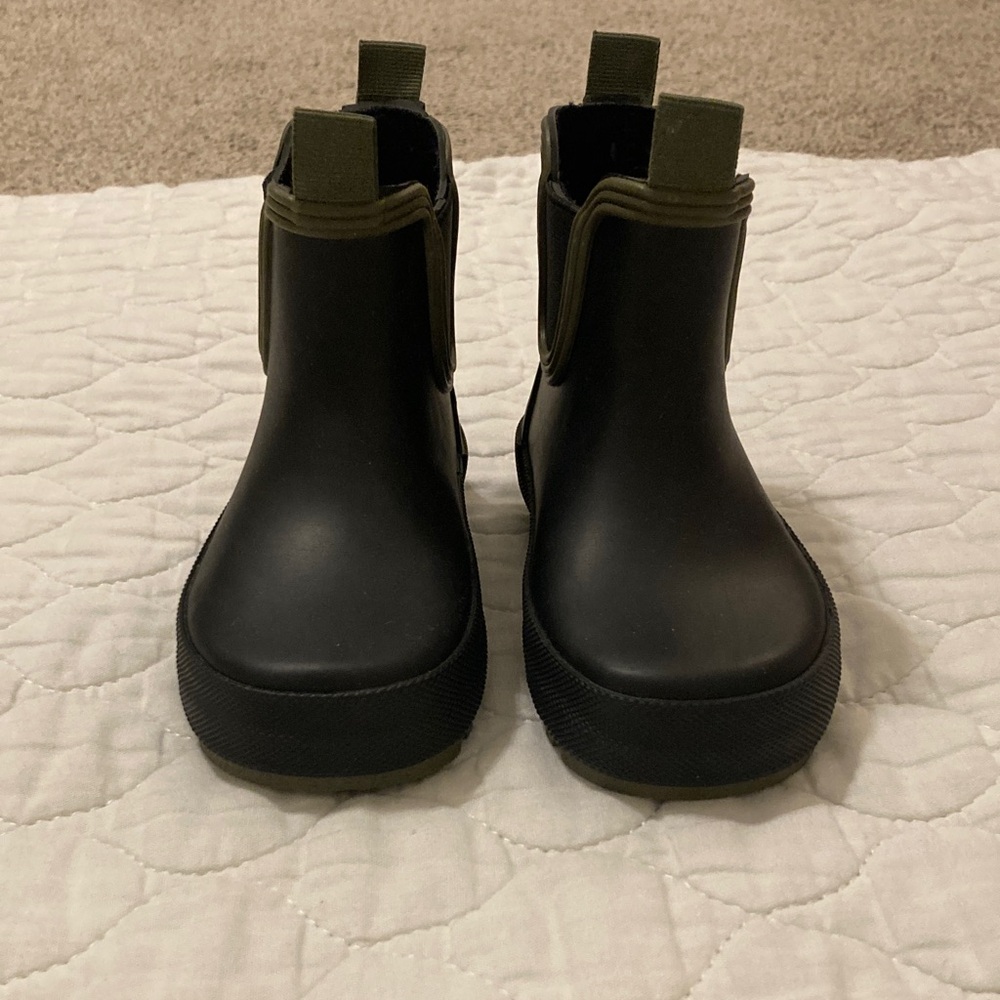 Zara Kids Black and Olive Boots